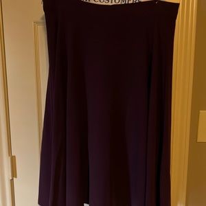 Purple/plum Rock Steady ModCloth skirt size XL
